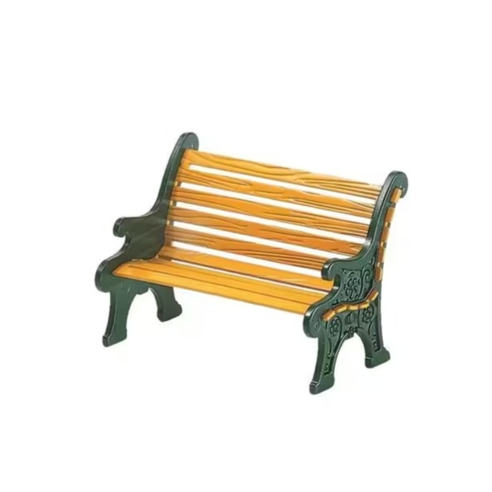 DEPT 56 VILLAGE ACCESSORIES WROUGHT IRON PARK BENCH -‎ RETIRED